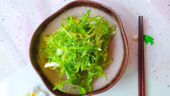 超快的早餐?凉拌糖醋苦菊