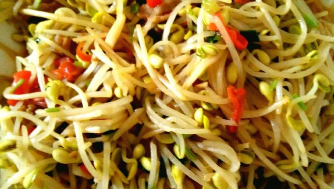 辣炒黄豆芽