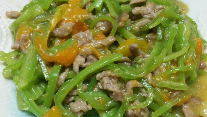 柿子青椒肉丝