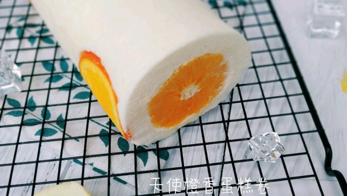 五颗橙子的天使橙香蛋糕卷