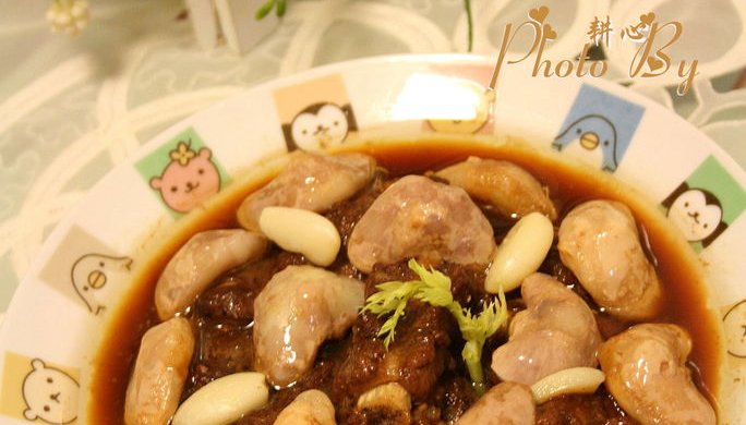 豉汁排骨蒸菱角