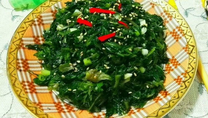凉拌蒲公英
