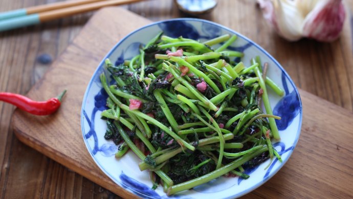 蒜蓉红苋菜