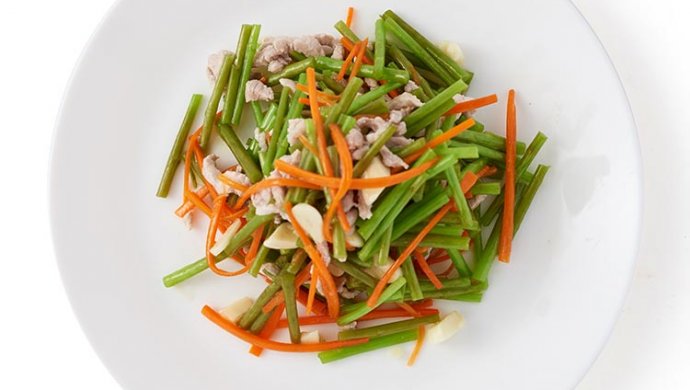 芦蒿炒肉丝
