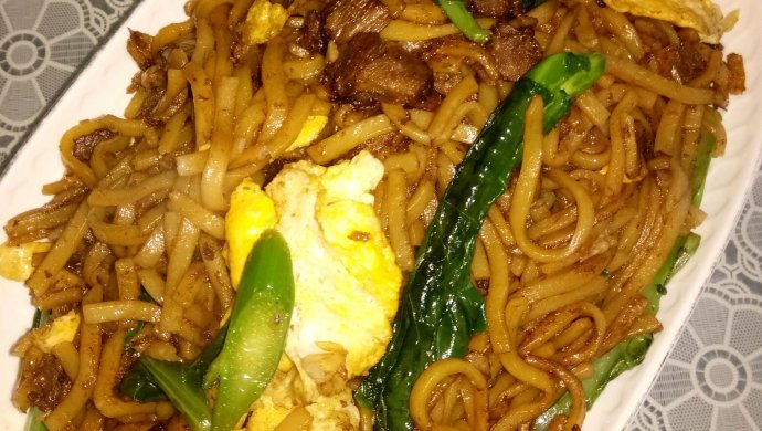 炒鲜牛河