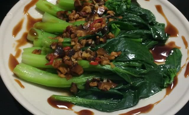 白灼菜心粤菜