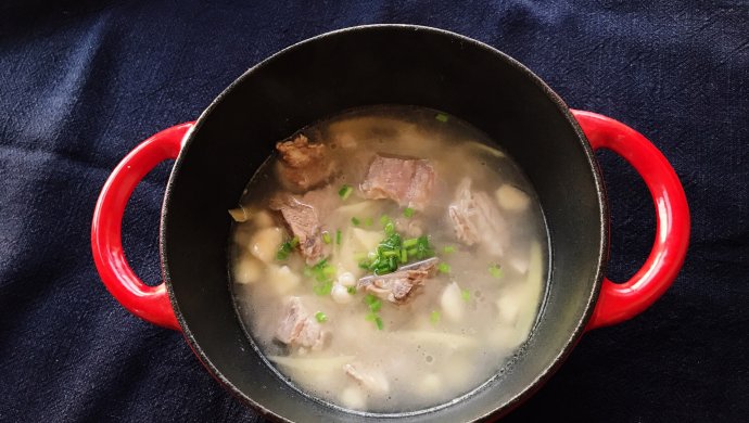 菱角排骨