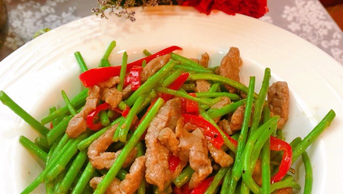 芦蒿牛肉丝