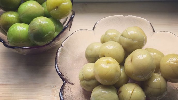 小时候的味道―腌李子(2种腌制方法)