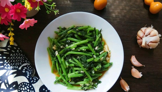 蒜蓉耗油茼蒿