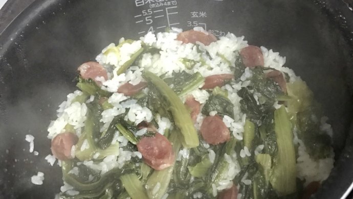 莴笋叶菜饭