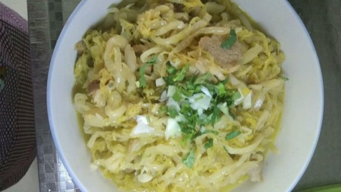 东北酸菜炖肉