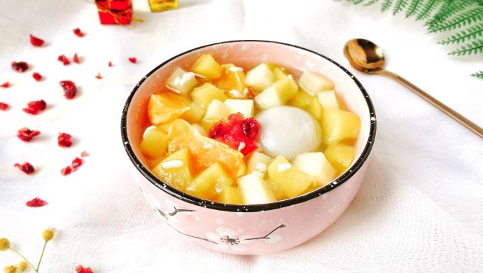 醪糟果料汤圆(醉八仙)