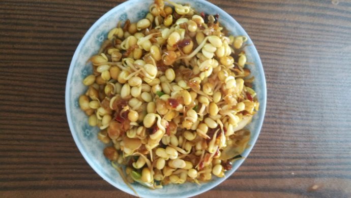 素炒黄豆芽