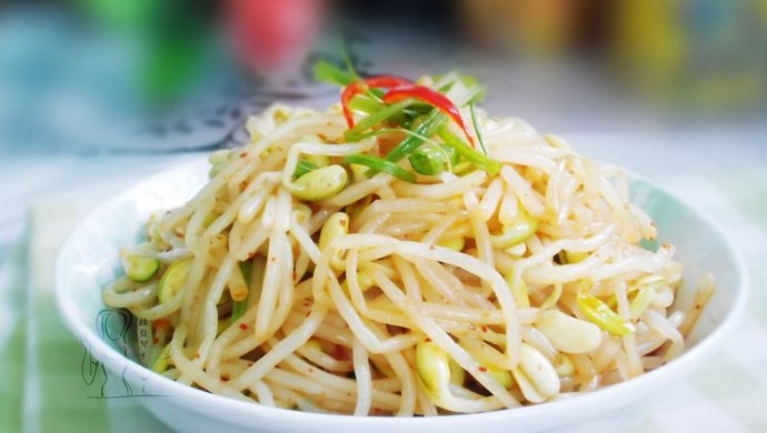 辣拌黄豆芽