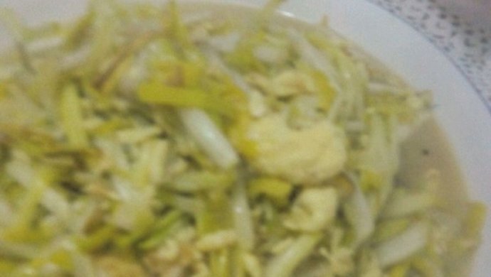 蒜黄鸡蛋