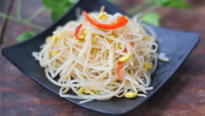 清炒黄豆芽