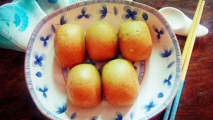蒲公英杂粮生煎馒头