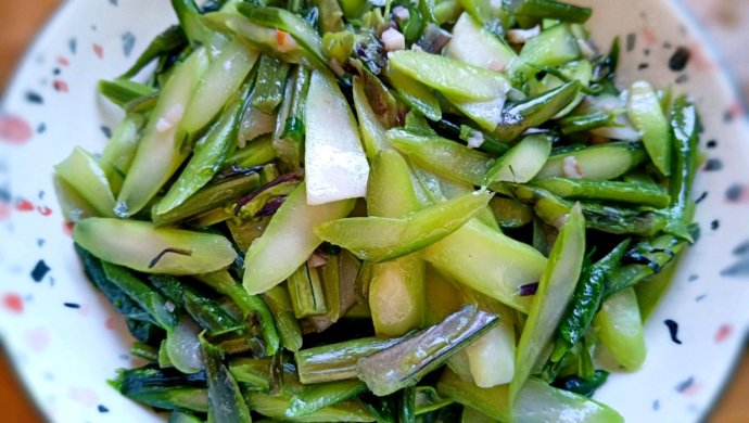 炒红菜心