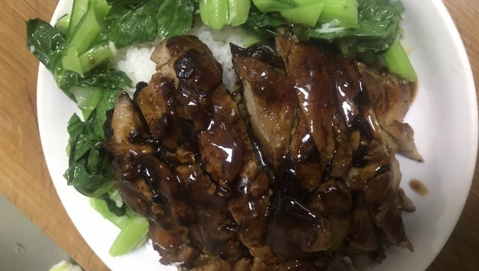 照烧鸡腿饭