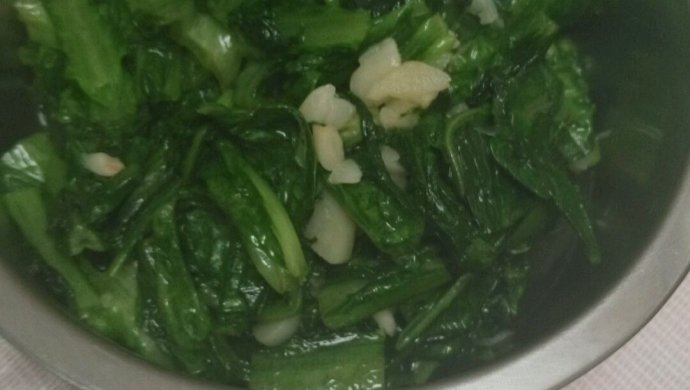 蒜蓉莴笋叶