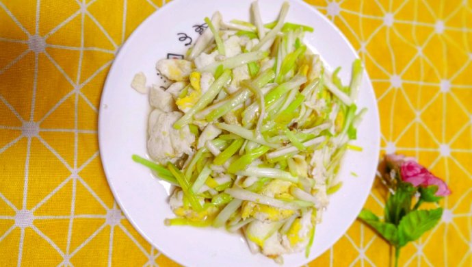 蒜黄炒蛋