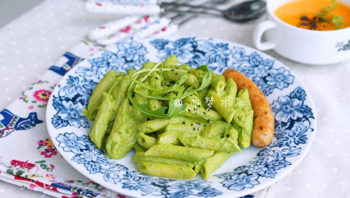 芝麻菜pesto青酱意面