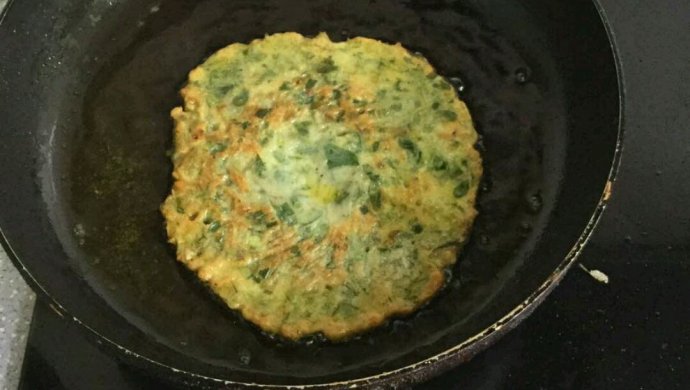 马齿苋鸡蛋煎饼