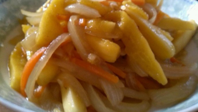 素炒青木瓜