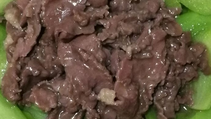芥兰炒牛肉