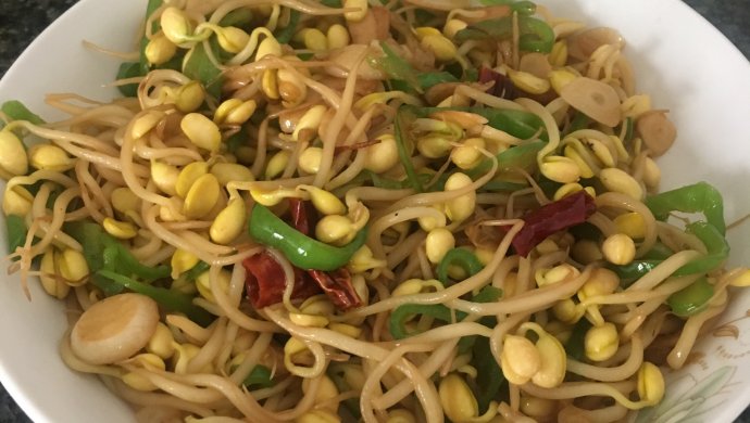 酸辣黄豆芽