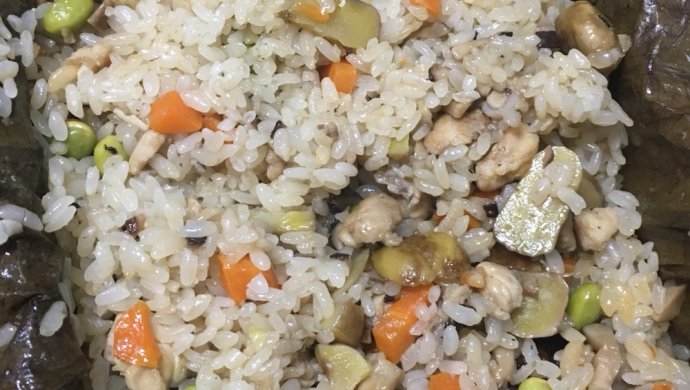 荷叶糯米鸡饭