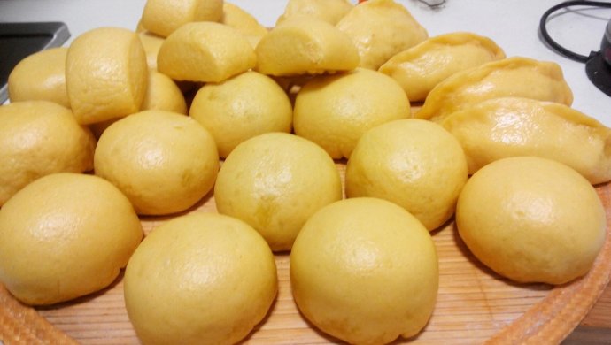 东北酸菜系列――玉米面菜团子