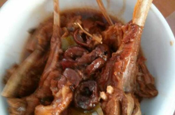 山楂干炖羊排