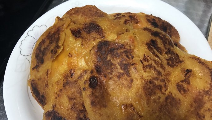 好吃到哭纯天然健康柿子面饼