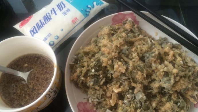 儿时美味蒸菜――“苦累”