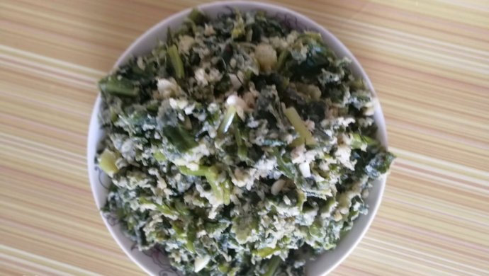 莴笋叶蒸菜