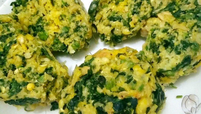 〔独家〕苋菜鲜玉米虾皮团子