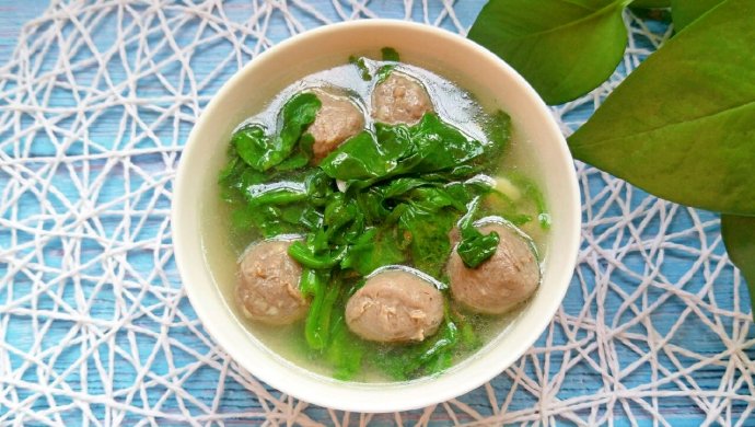 西洋菜牛肉丸汤