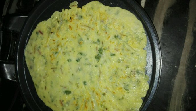 马齿苋鸡蛋饼