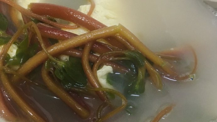 马齿苋鸡蛋汤