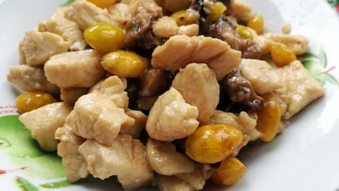 白果鸡丁