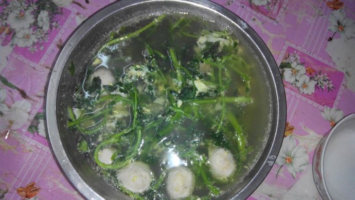 西洋菜煮肉丸