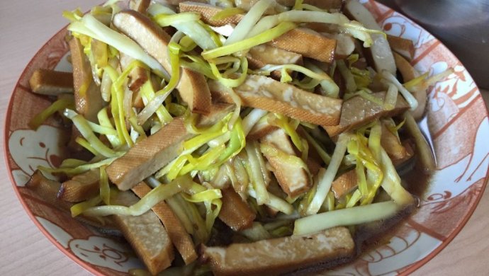 香干炒蒜黄