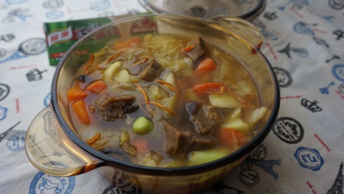 咖喱牛肉什锦锅