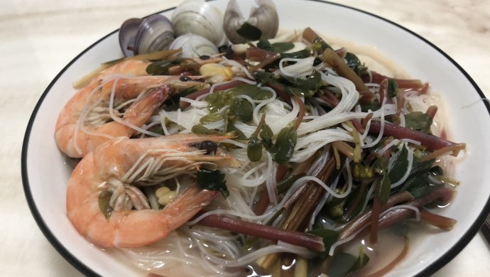 “马齿苋”大虾米面