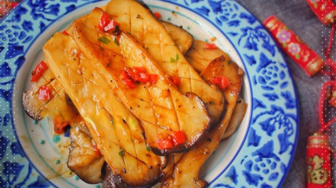 香煎杏鲍菇