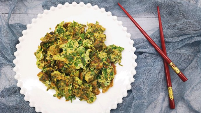 香椿头炒鸡蛋