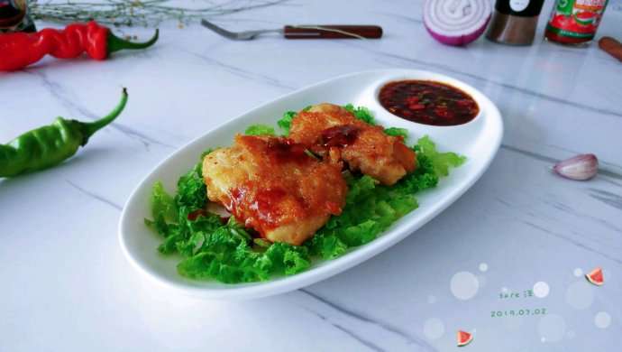黑椒酒酱粉粉鸡