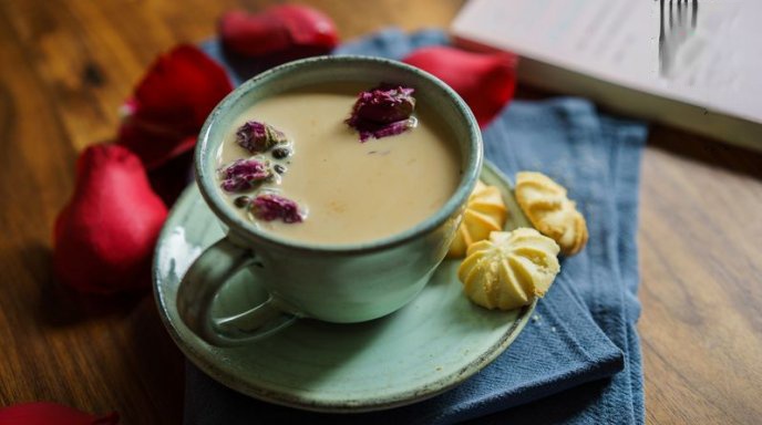 玫瑰奶茶